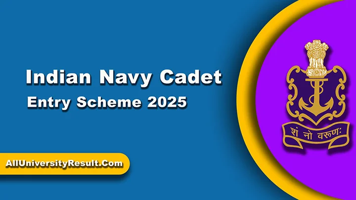 Indian Navy Cadet Entry Scheme 2025
