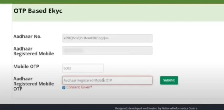 Aadhar OTP Verification